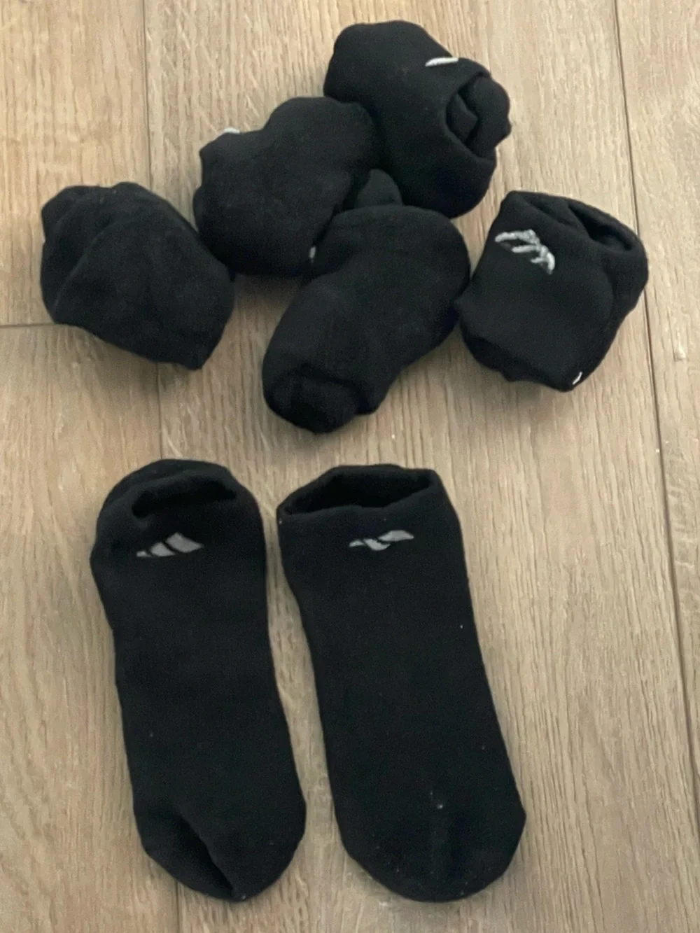 Men's adidas Black No-Show Athletic Socks